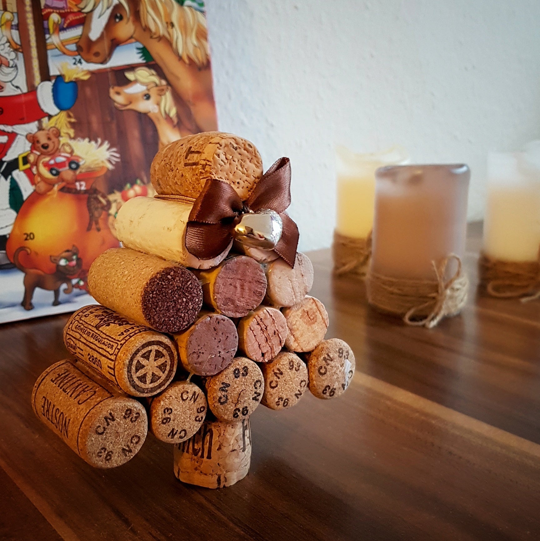 DIY Wine Cork Chistmas Tree