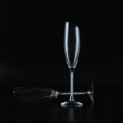 Elegant Champagne Wedding Glasses (Flutes) - Wine Is Life Store