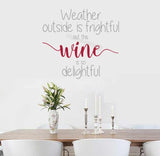 Funny Wall Poster - Wine Is Life Store