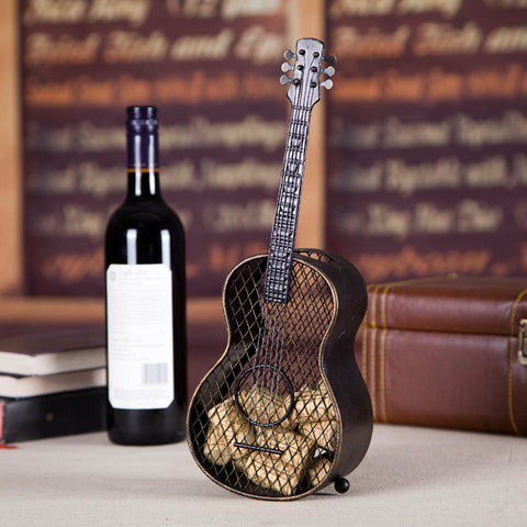 Guitar Wine Cork Container - Wine Is Life Store