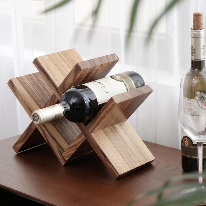 Minimalistic Nordic Wooden Wine Rack