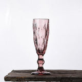 Retro Embossed Wine Glasses (set of 2) - Wine Is Life Store