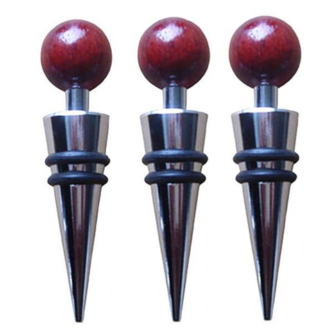Rosewood Cone Bottle Stopper - Wine Is Life Store
