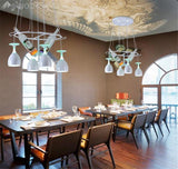 Round Wine Bottle Chandelier - Wine Is Life Store