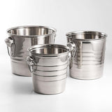 Stainless Champagne Steel Ice Bucket (Golden & Silver) - Wine Is Life Store