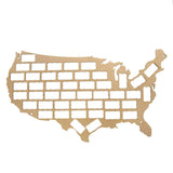 USA Wine Cork Map - Wine Is Life Store