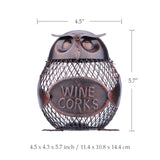 Wine Cork Container Owl - Wine Is Life Store
