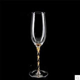 Wine Glass with Twisted Stem - Wine Is Life Store