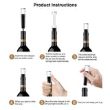 8 Vacuum Wine Bottle Stoppers - Wine Is Life Store