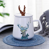 Ceramic Mulled Wine Deer Mug - Wine Is Life Store