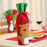 Christmas Bottle Gift Bag - Wine Is Life Store
