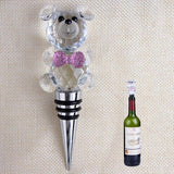 Crystal  Bear Bottle Cork - Wine Is Life Store