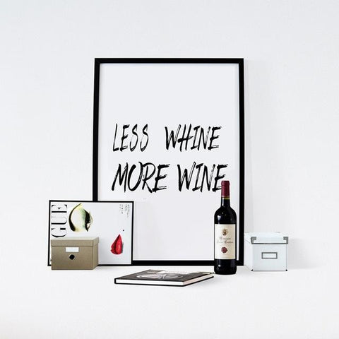 Funny Wine Poster - Wine Is Life Store