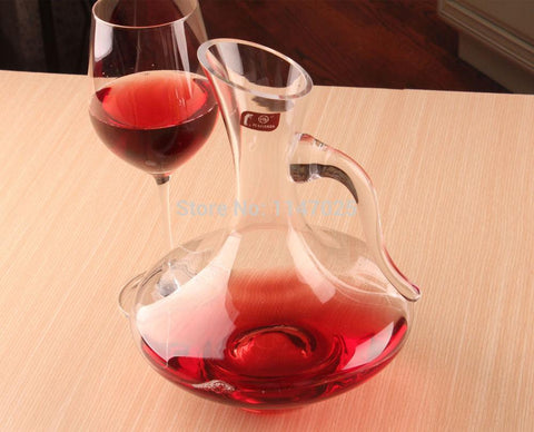 Glass Decanter with Handle - Wine Is Life Store