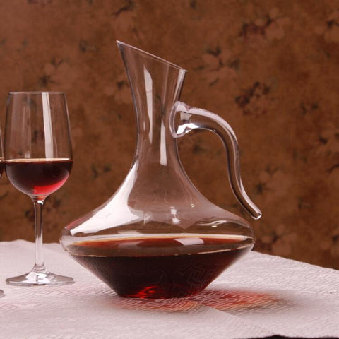 Glass Decanter with Handle - Wine Is Life Store