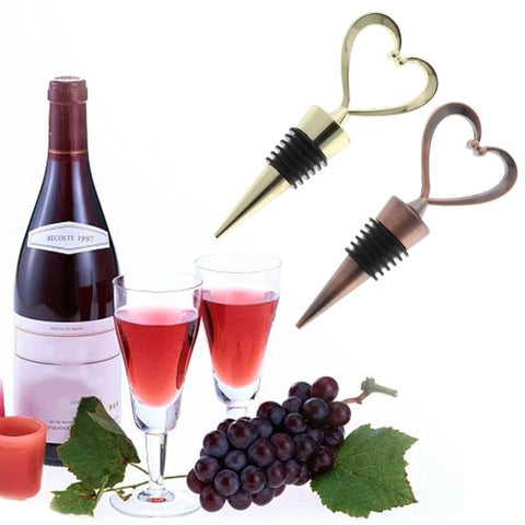 Heart Shaped Wine Bottle Stopper - Wine Is Life Store