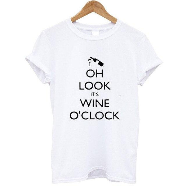 'It Is Wine O'clock' T-Shirt - Wine Is Life Store