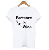 Partners In Wine T-shirts Set of 2 - Wine Is Life Store