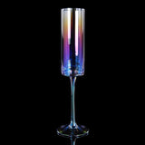 Rainbow Champagne Glass - Wine Is Life Store