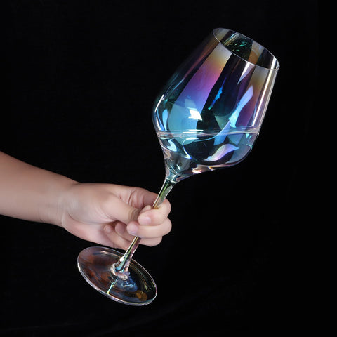 Rainbow White Wine Glass - Wine Is Life Store