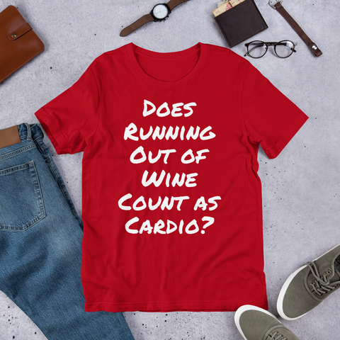 Running out of Wine T-Shirt - Wine Is Life Store
