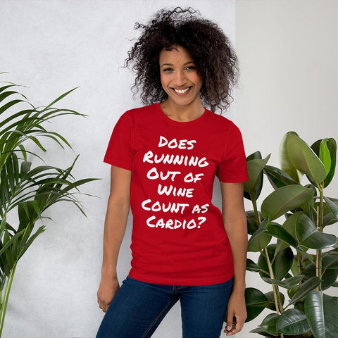 Running out of Wine T-Shirt - Wine Is Life Store