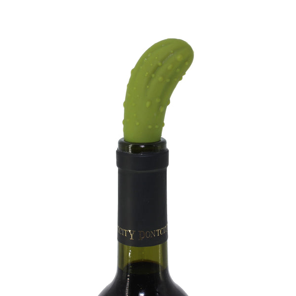 Silicone Pickle Wine Bottle Stoppers - Wine Is Life Store