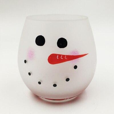 Snowman Stemless Wine Glass - Wine Is Life Store