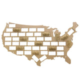 USA Wine Cork Map - Wine Is Life Store