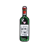 Wine Bottle & Wine Glass Pin (Brooche) - Wine Is Life Store