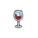 Wine Bottle & Wine Glass Pin (Brooche) - Wine Is Life Store