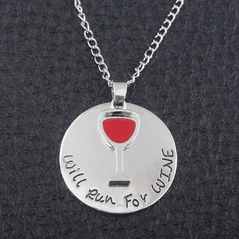 Wine Glass Necklace - Wine Is Life Store