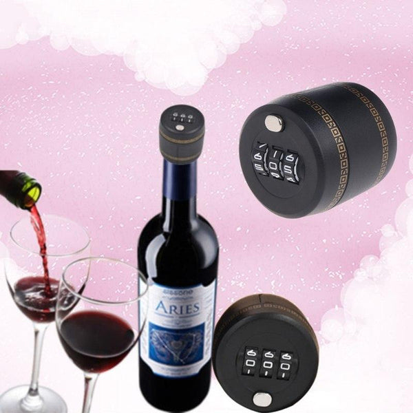 Wine Stopper with Password Lock - Wine Is Life Store