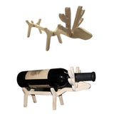 Wooden Elk Wine Rack - Wine Is Life Store