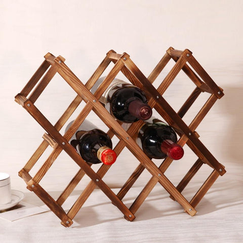 Wooden Wine Bottle Rack - Wine Is Life Store